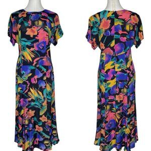 Floral Multicolor Mini Dress